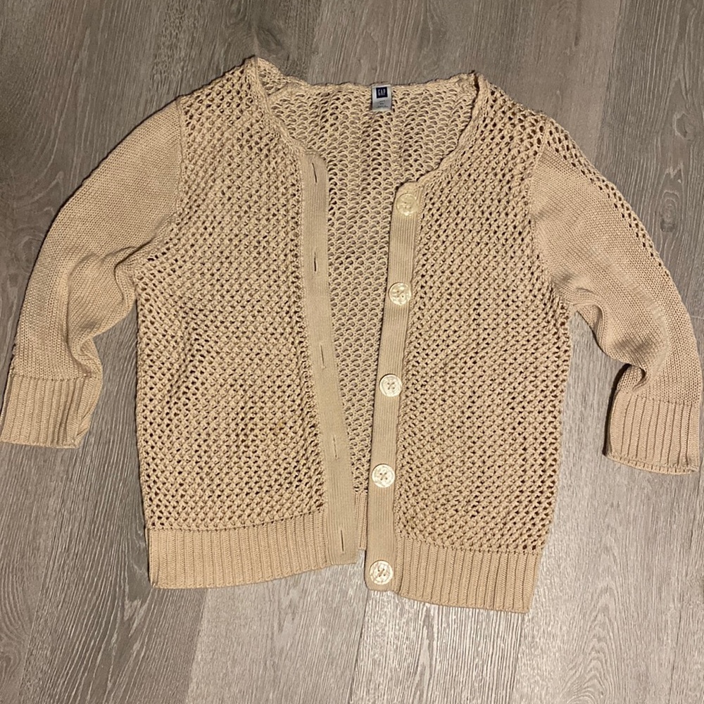 Gap Cream Knit Button up Jacket Sweater | XL